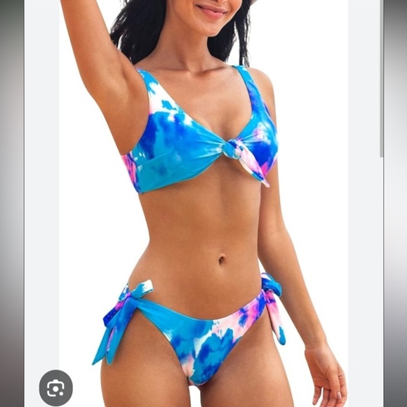 Cupshe Other - Cupshe  Tie-Dye Bikini set